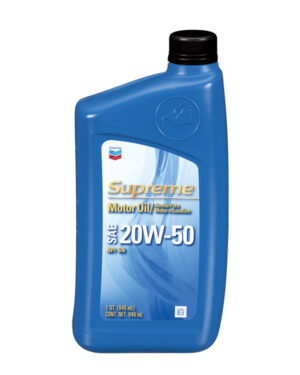 CHEVRON SUPREME MOTOR OIL 20W50 QTS